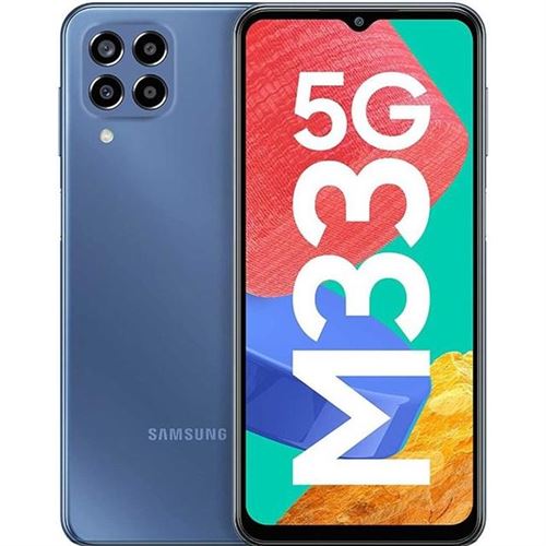 Samsung Galaxy M33 5G (128GB/Blue) uden abonnement
